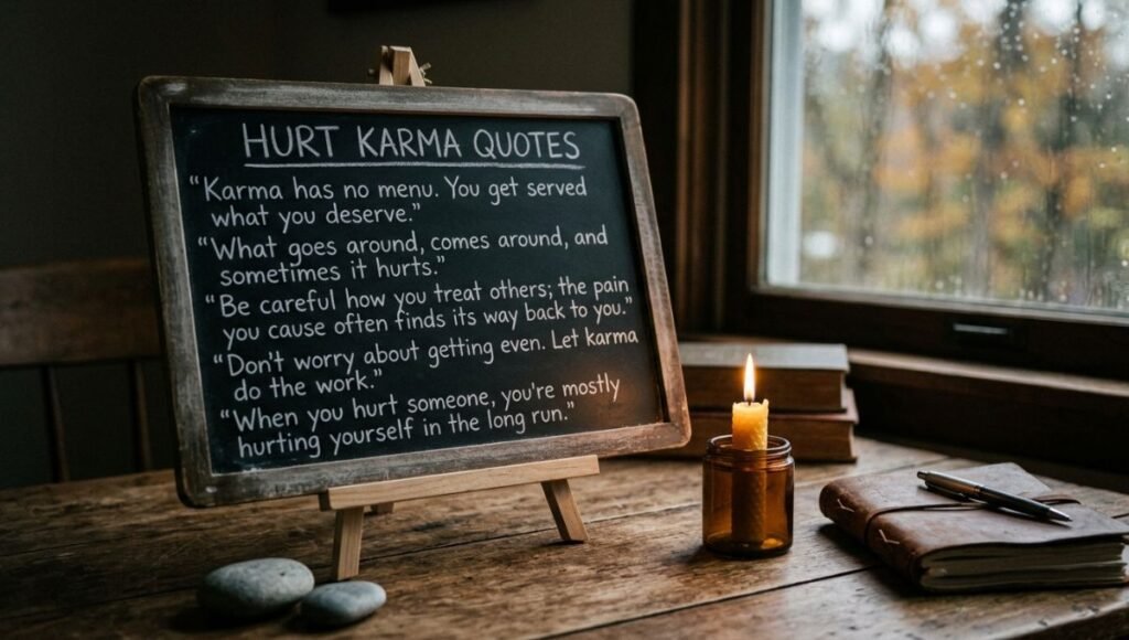 hurt karma quotes 