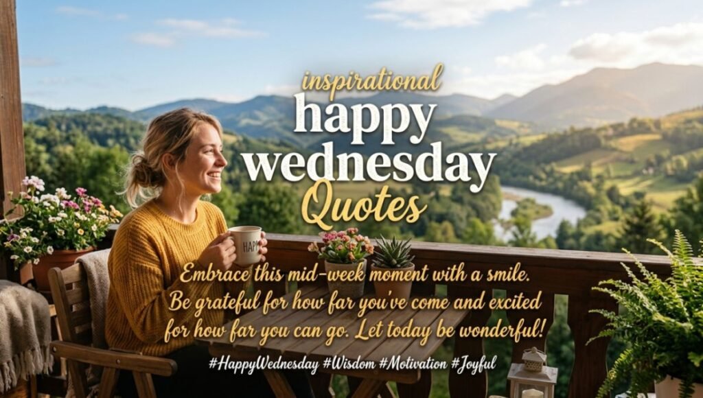 inspirational happy wednesday Quotes