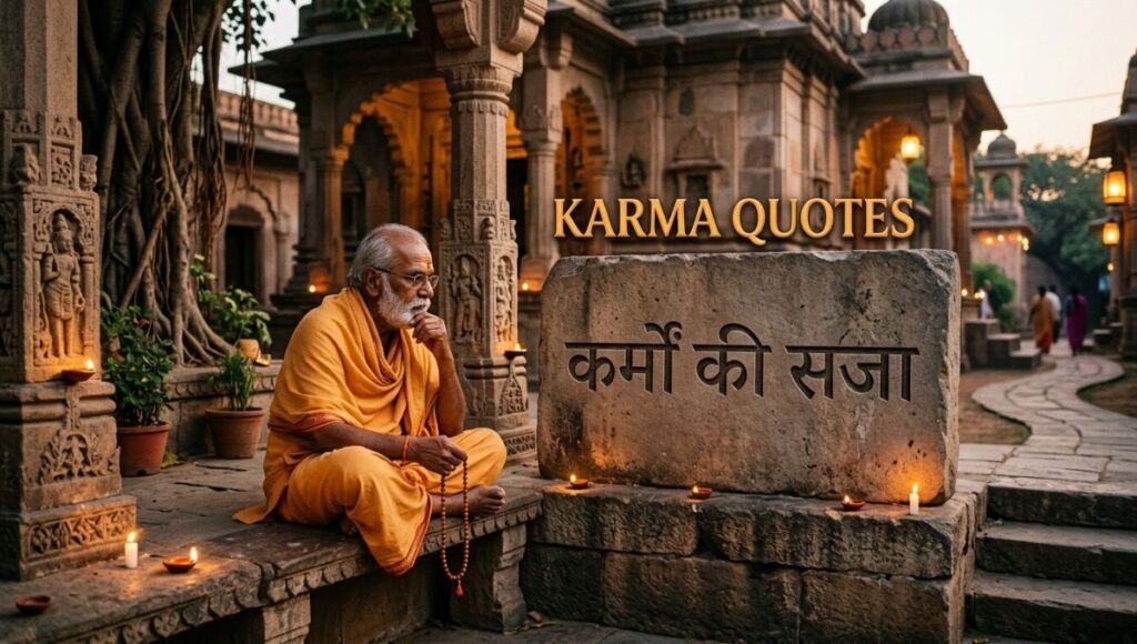 karma quotes कर्मों की सजा 