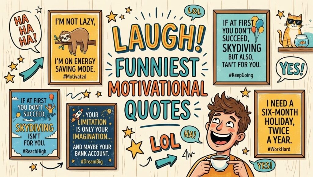 laugh funniest motivational quotes