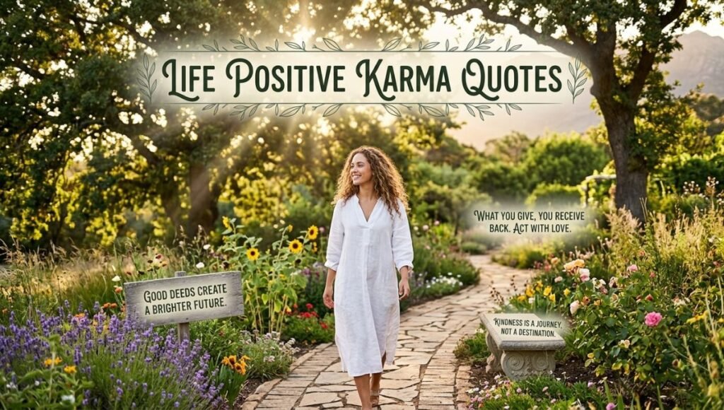 life positive karma quotes 