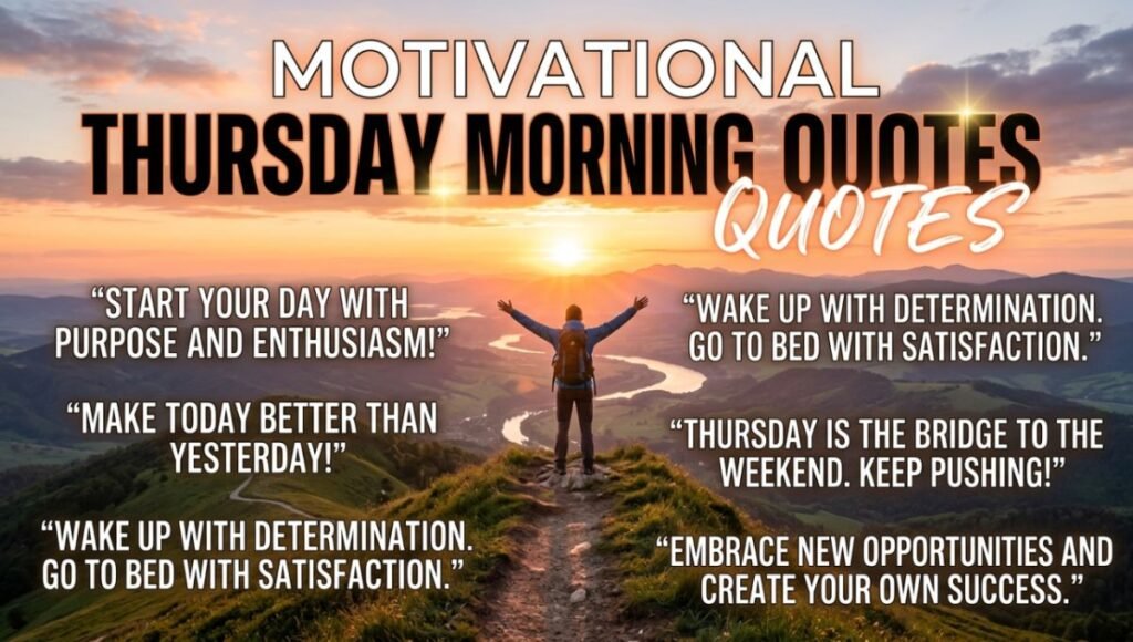 motivational thursday morning quotes 