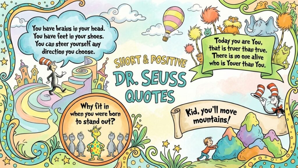 positive dr seuss quotes short 