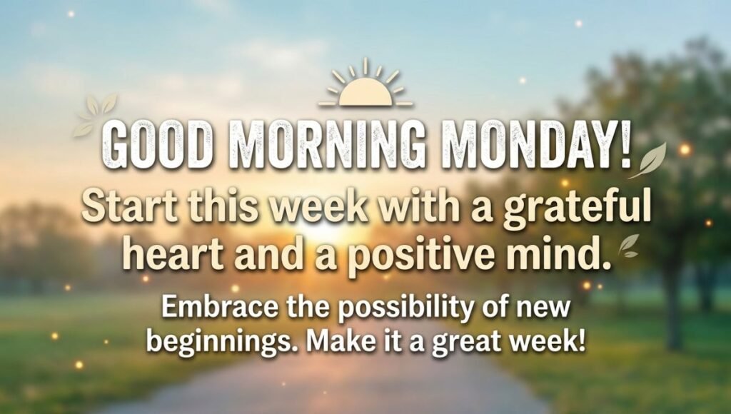 positive good morning monday quotes 