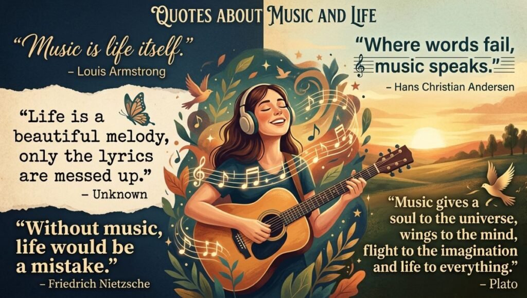 quotes about music and life 