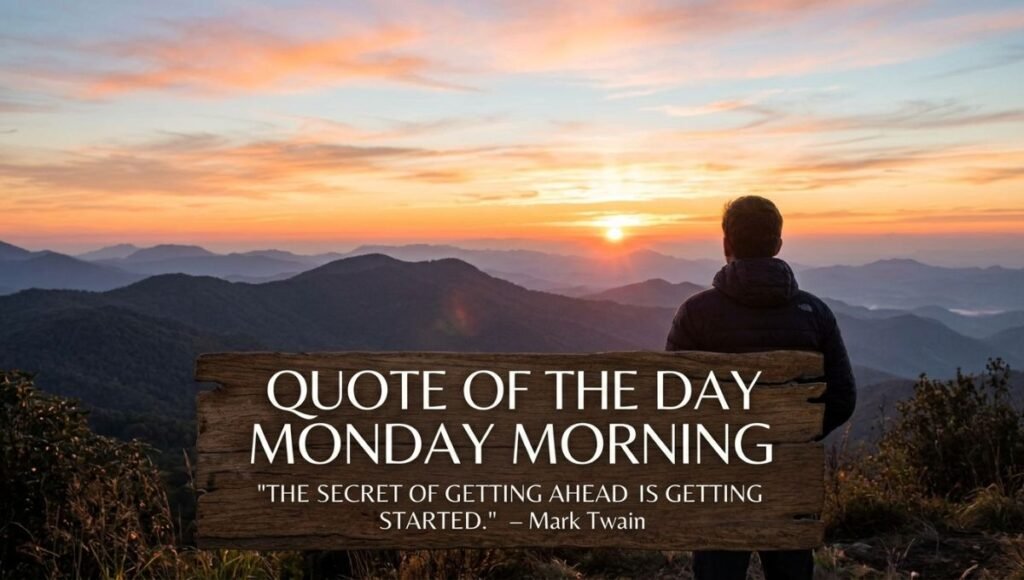 quotes for Monday Morning