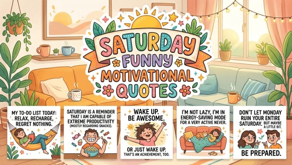 saturday funny motivational quotes 