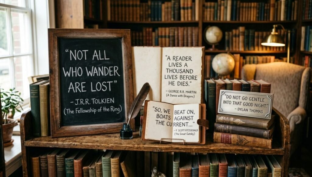 short quotes from books 