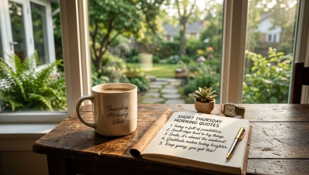 short thursday morning quotes 