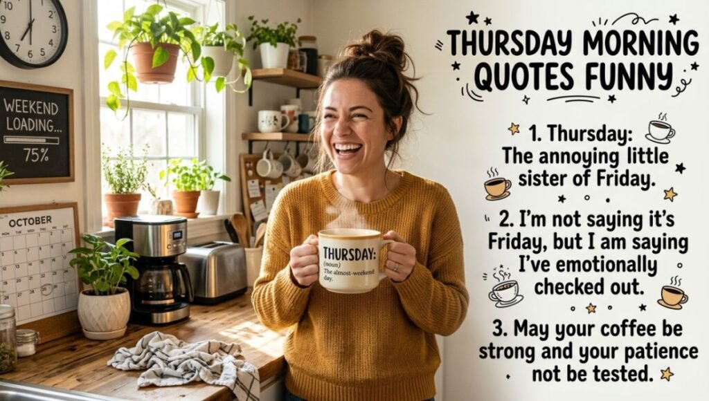 thursday morning quotes funny 