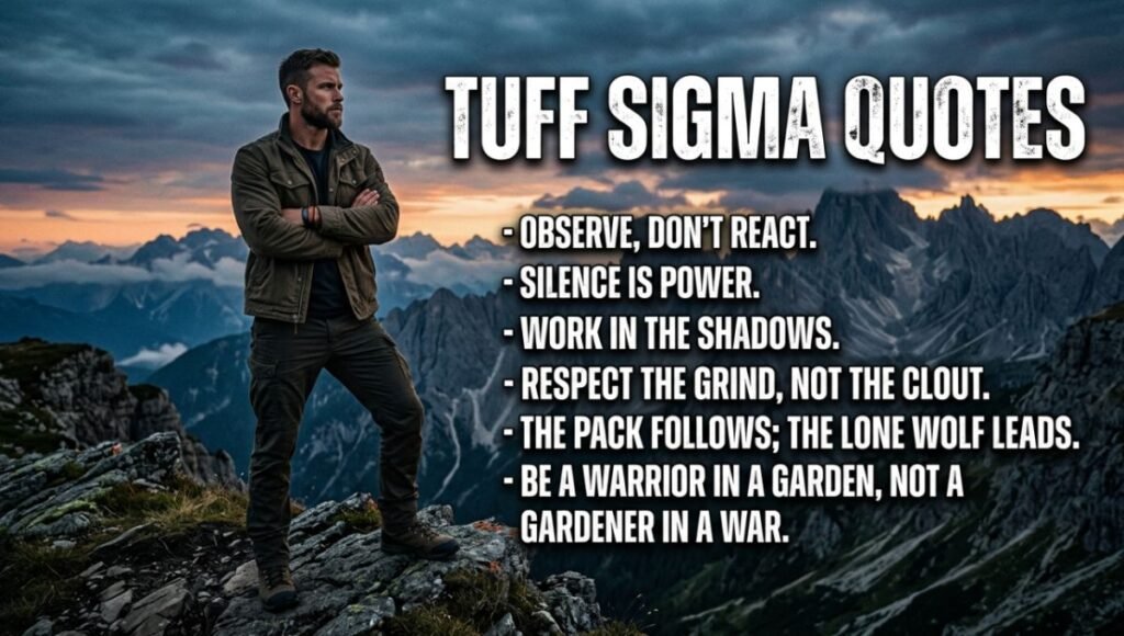 tuff sigma quotes