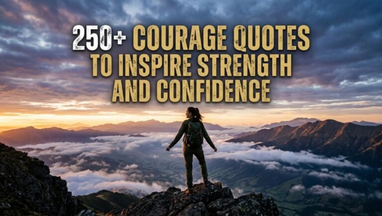 250+ Courage Quotes To Inspire Strength And Confidence 