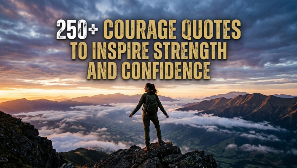 250+ Courage Quotes To Inspire Strength And Confidence 