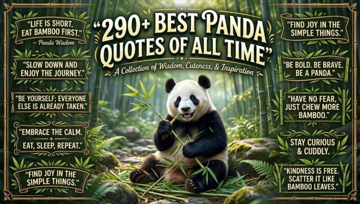 290+ Best Panda Quotes Of All Time