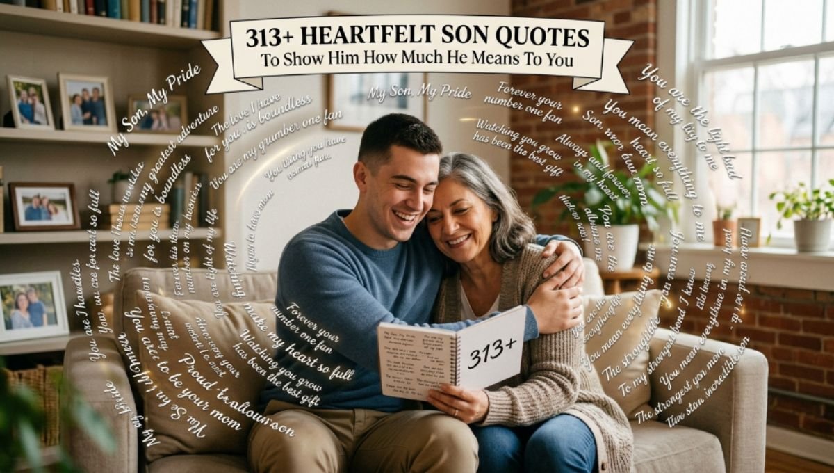313+ Heartfelt Son Quotes To Show Him How Much He Means To You