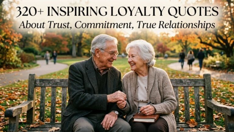 320+ Inspiring Loyalty Quotes About Trust, Commitment ,True Relationships