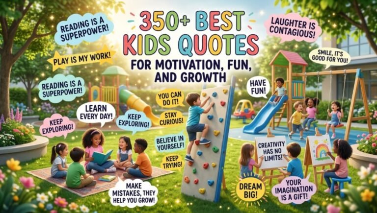 350+Best Kids Quotes For Motivation, Fun, And Growth 