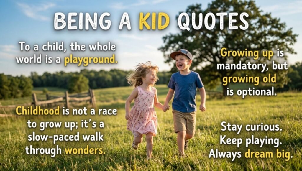 Being a Kid Quotes