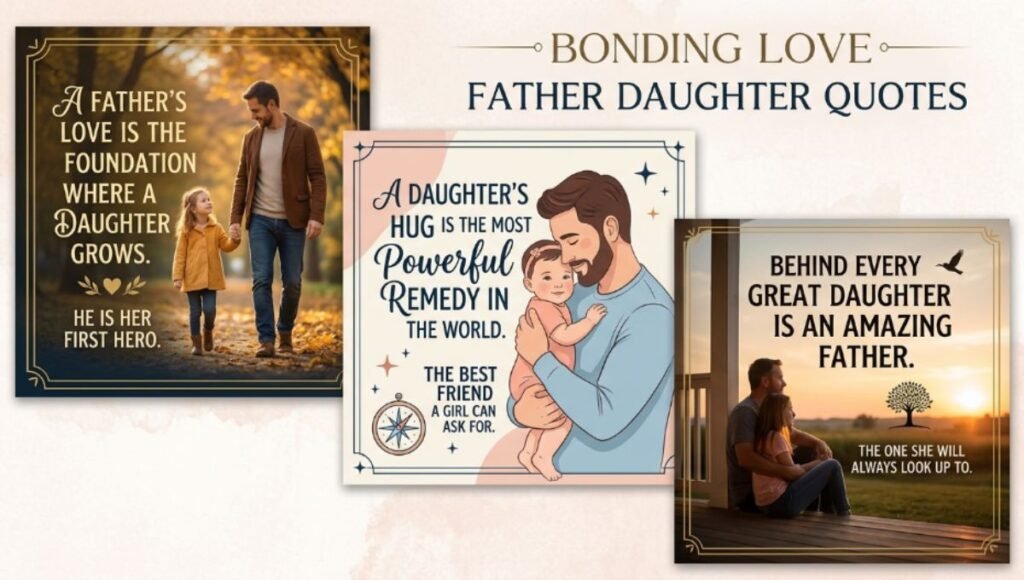 Bonding Love Father Daughter Quotes