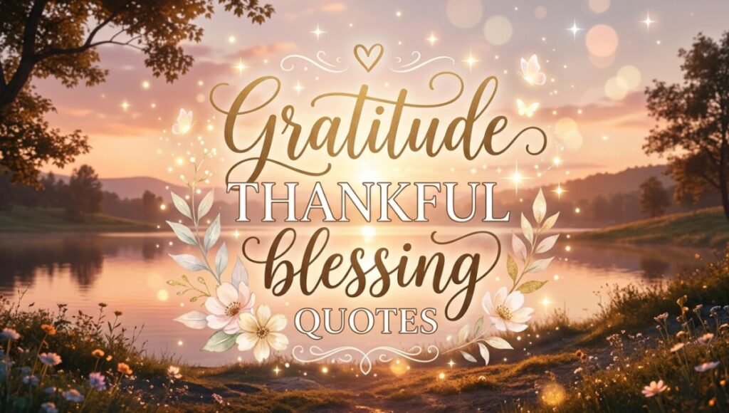 Gratitude thankful blessing quotes