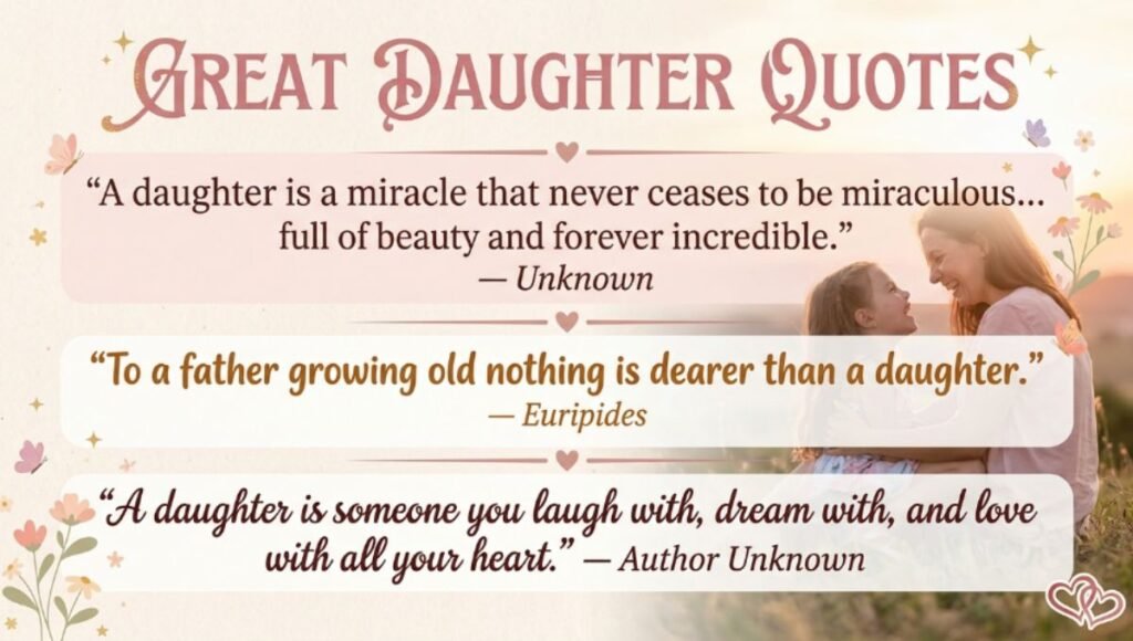 Great Daughter Quotes