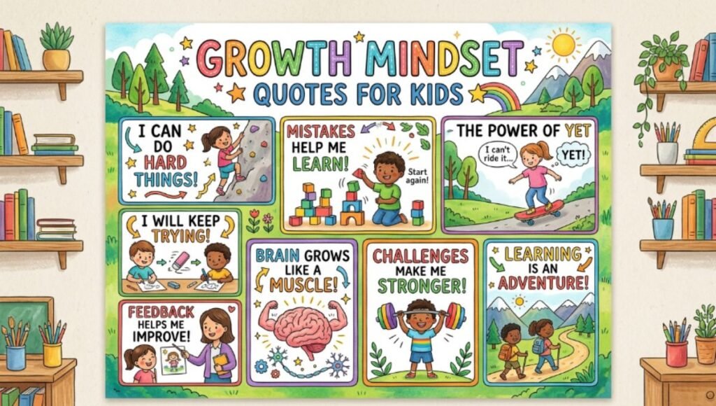 Growth Mindset Quotes for Kids