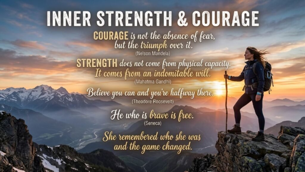Inner Strength Courage Quotes