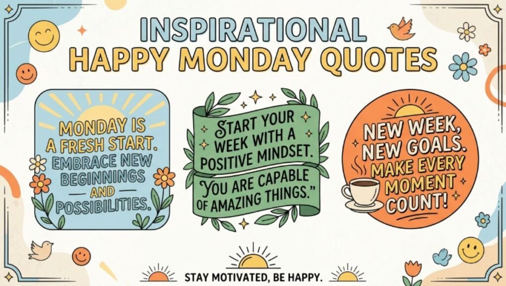 Inspirational Happy Monday Quotes
