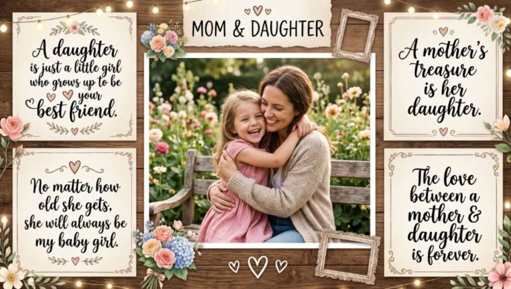 Mom and Daughter Quotes