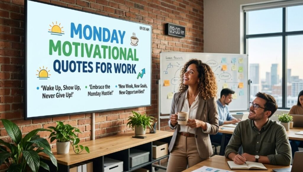 Monday Motivational Quotes for Work