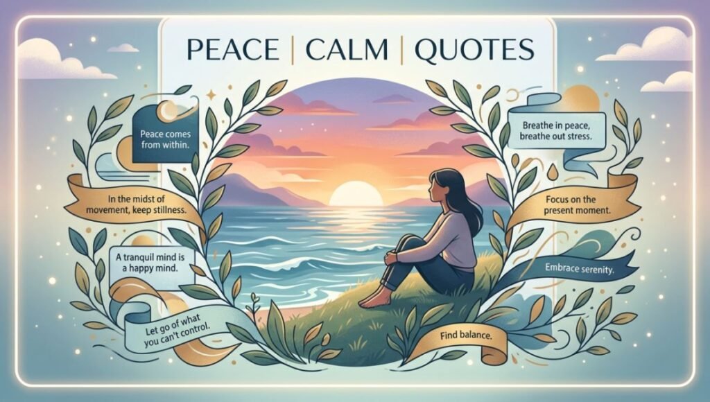 Peace calm quotes