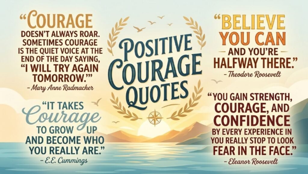 Positive Courage Quotes