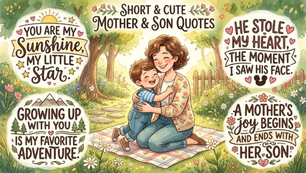 Short Cute Mother and Son Quotes