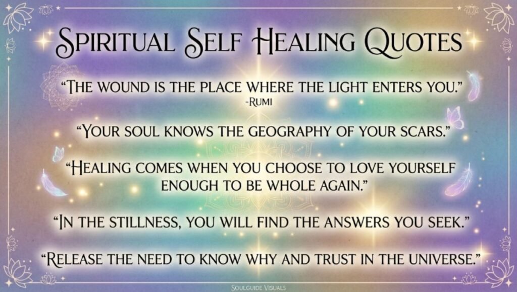 Spiritual Self Healing Quotes