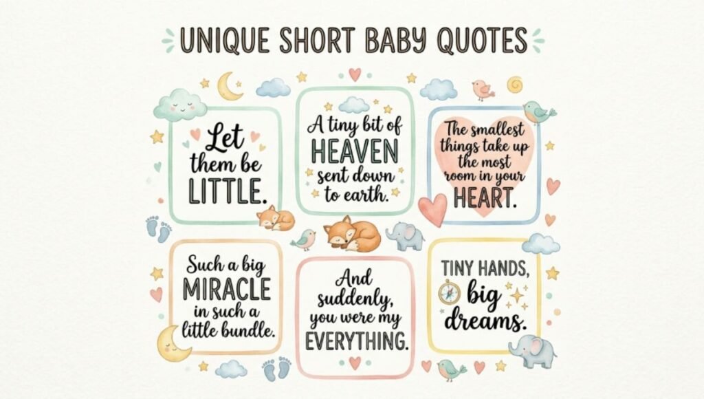 Unique Short Baby Quotes