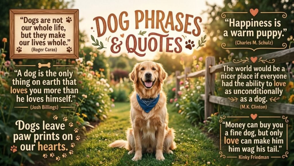 dog phrases Quotes