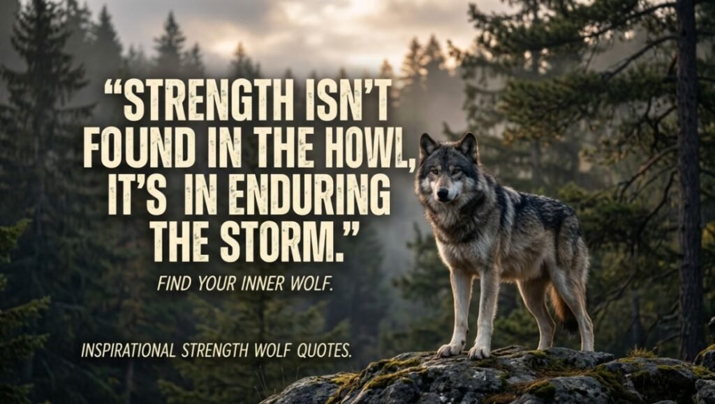 inspirational strength wolf quotes