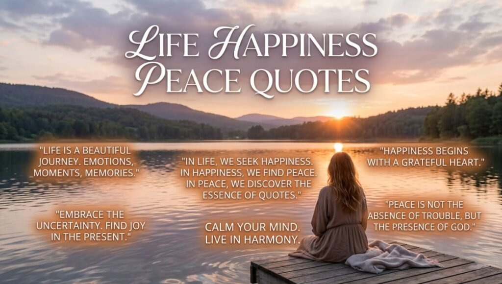 life happiness peace quotes