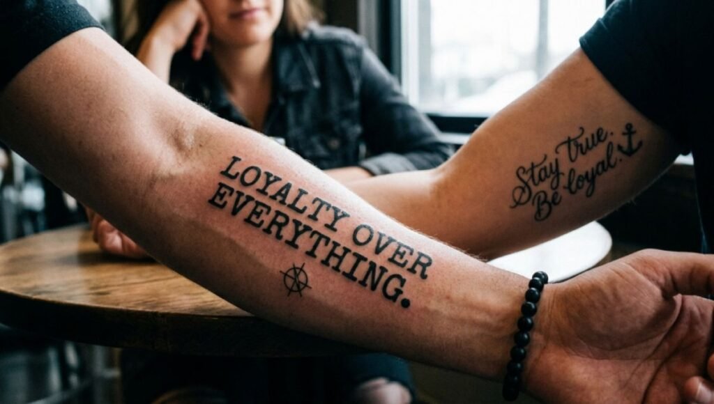 loyalty quote tattoos