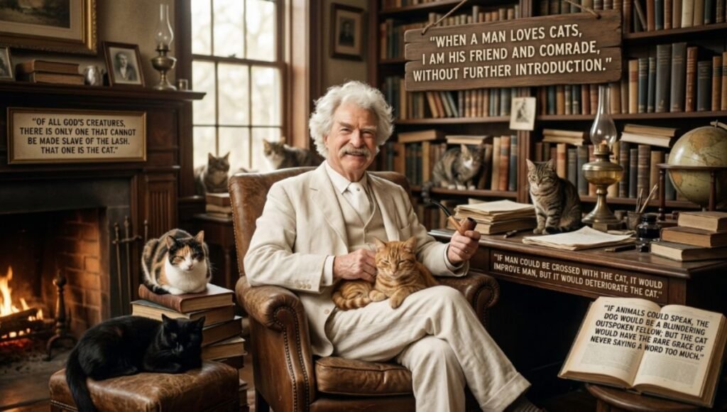 mark twain cat quotes