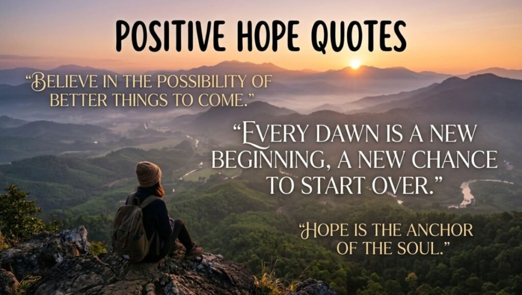 positive hope quotes 