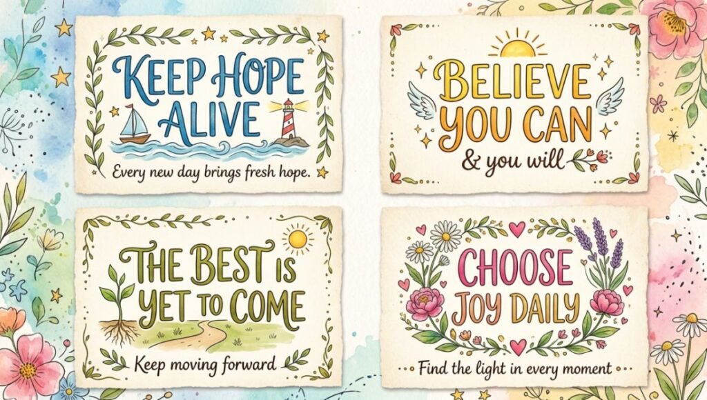positive hope quotes short 