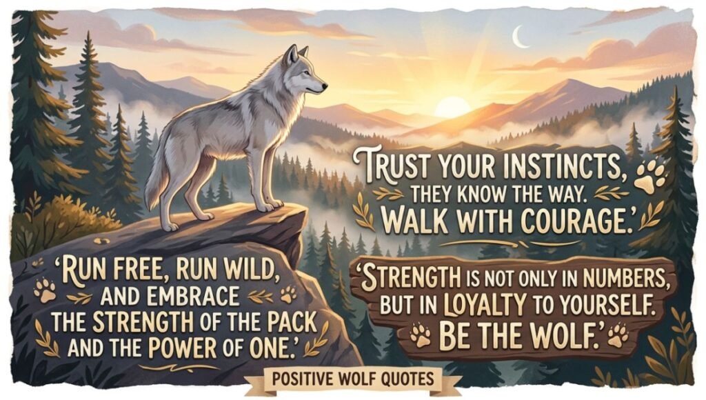 positive wolf quotes