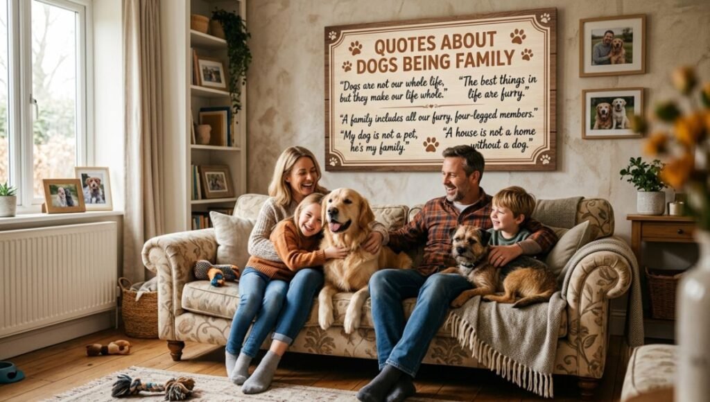 quotes about dogs being family 