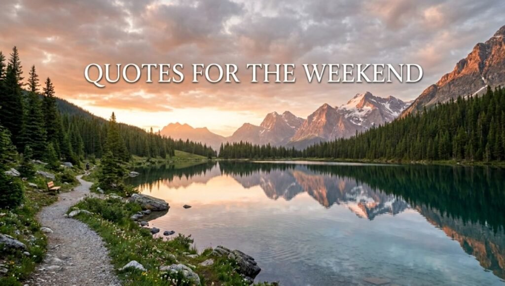 quotes for the weekend