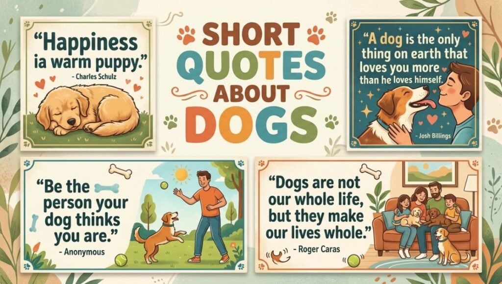 short quotes about dogs 