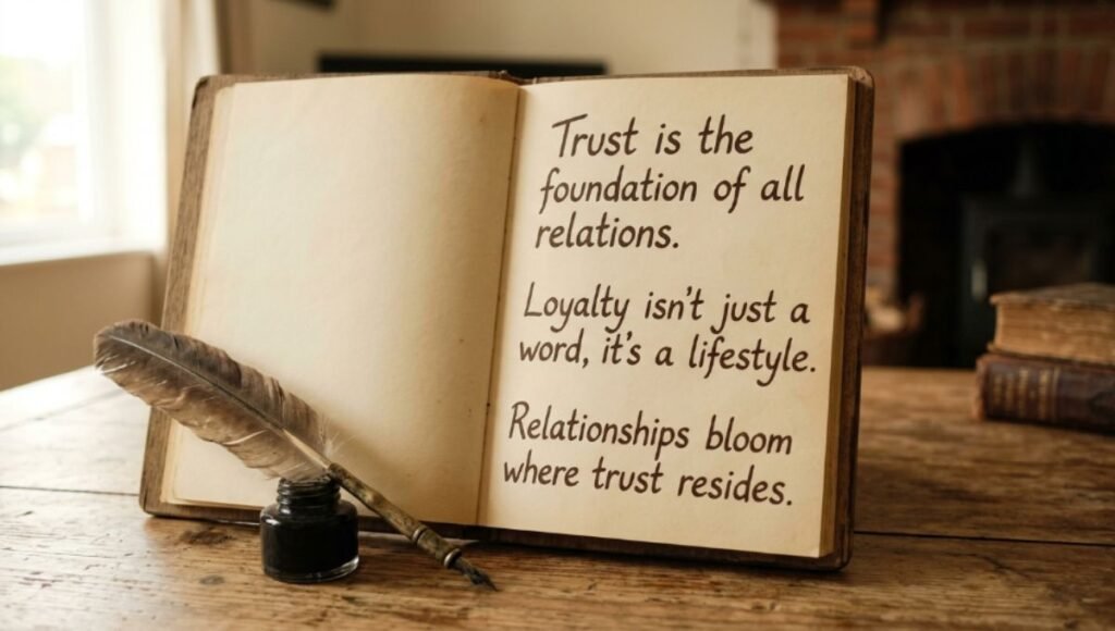trust relationship loyalty quotes