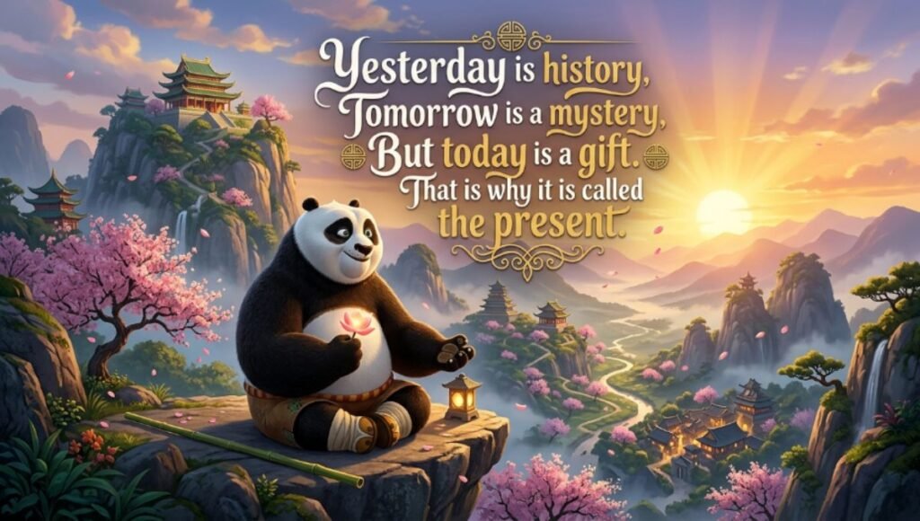 wisdom kung fu panda quotesÂ