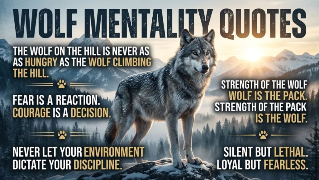 wolf mentality quotes