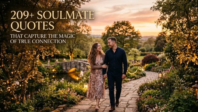 209+ Soulmate Quotes That Capture The Magic Of True Connection
